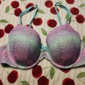 Victoria's Secret Purple and Blue Shimmer Bra